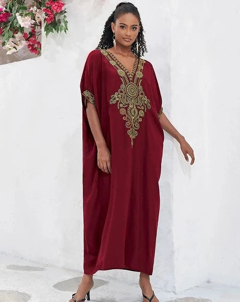Kaftan Glamour Marsala