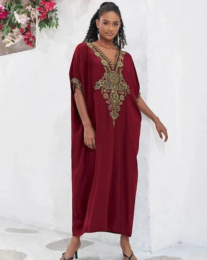 Kaftan Glamour Marsala