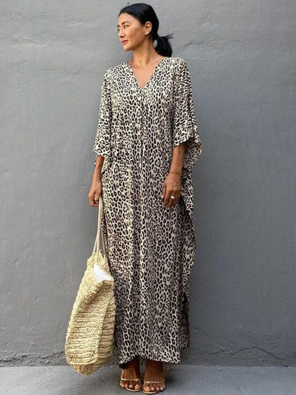 Kaftan sole leopardo