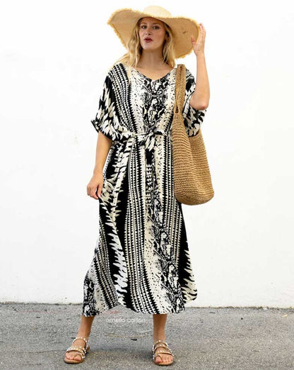 Kaftan marrocos preto
