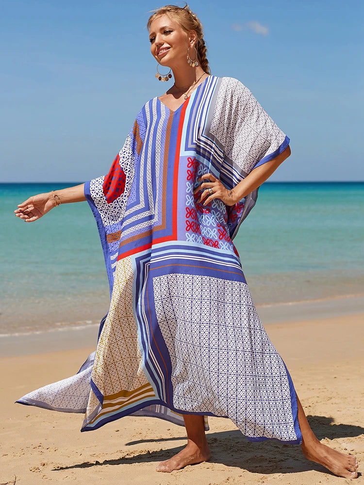 Kaftan azulejo geométrico