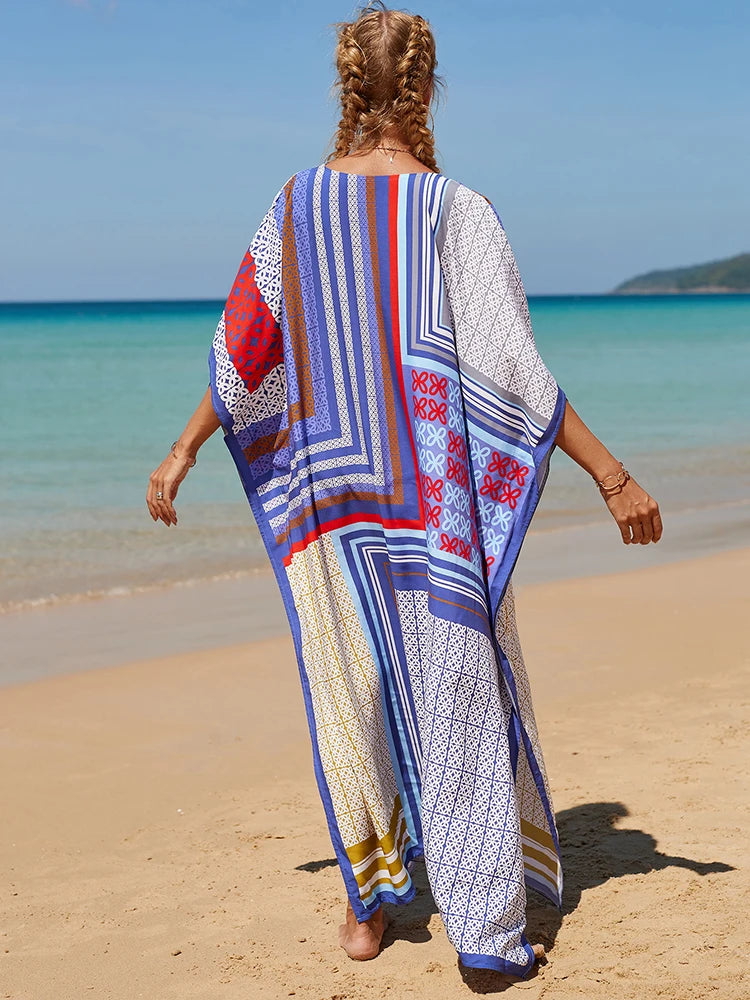 Kaftan azulejo geométrico