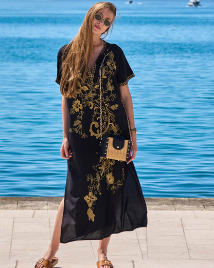 Kaftan Luxo Floral