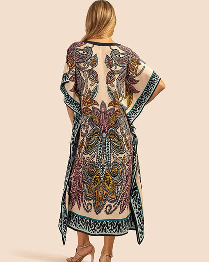 Kaftan paisley nude