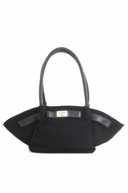 Bolsa boho camurça noir chic